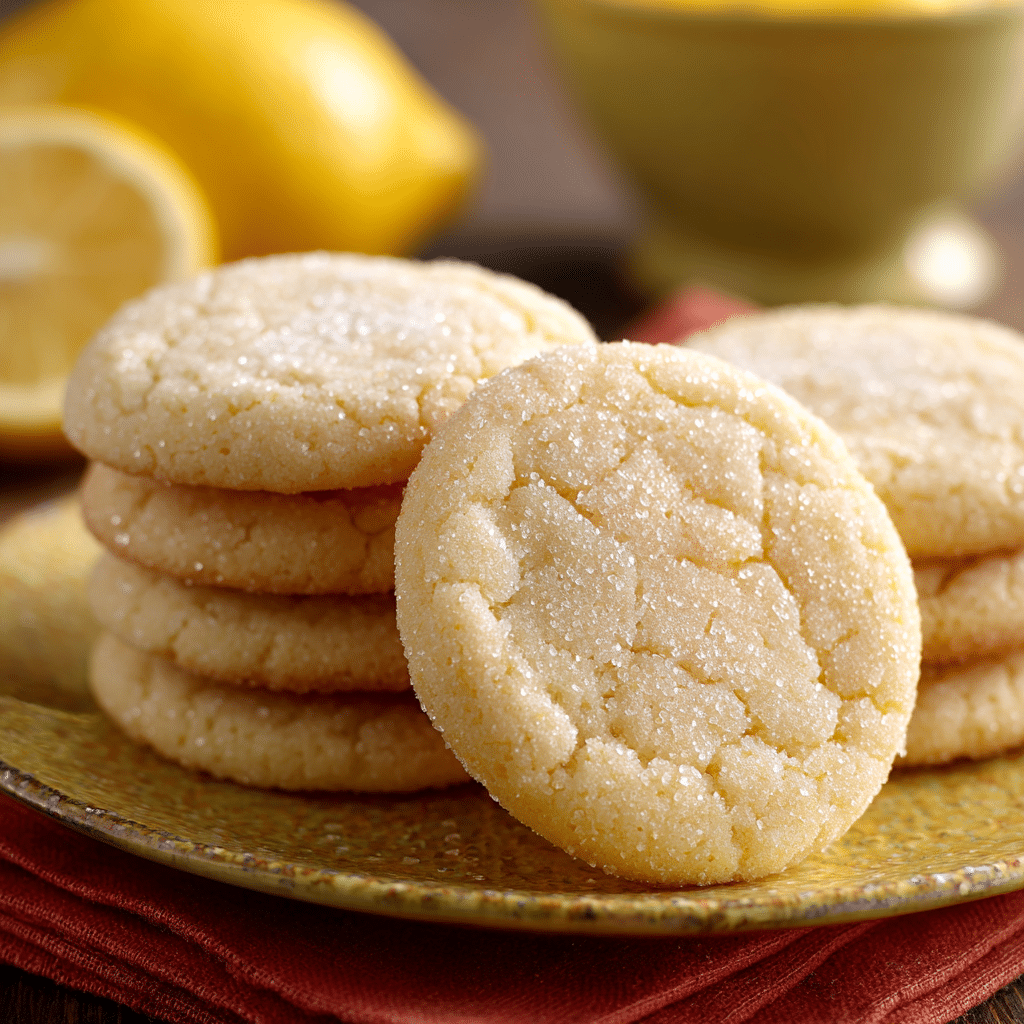 Lemon Sugar Cookies Recipe