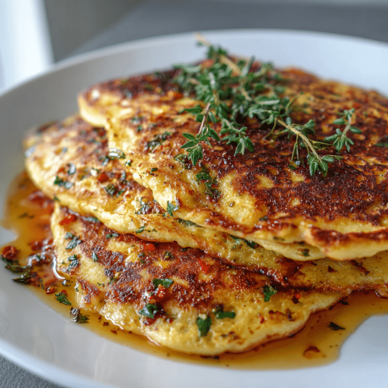 Savory Cheese Pancakes Recipe