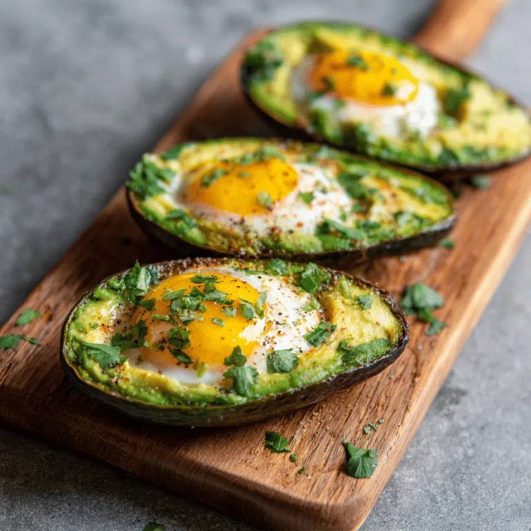 Avocado Egg Boats Recipe