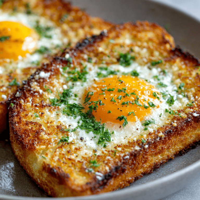 Egg in a Hole Toast Recipe