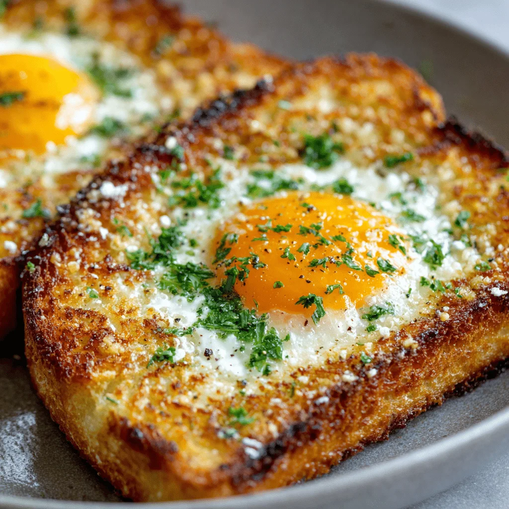 Egg in a Hole Toast Recipe
