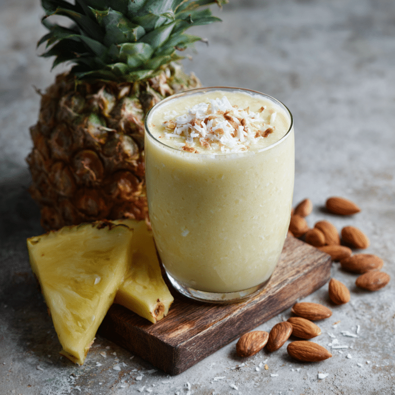 Pineapple Coconut Smoothie Recipe