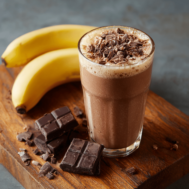 Chocolate Banana Smoothie Recipe