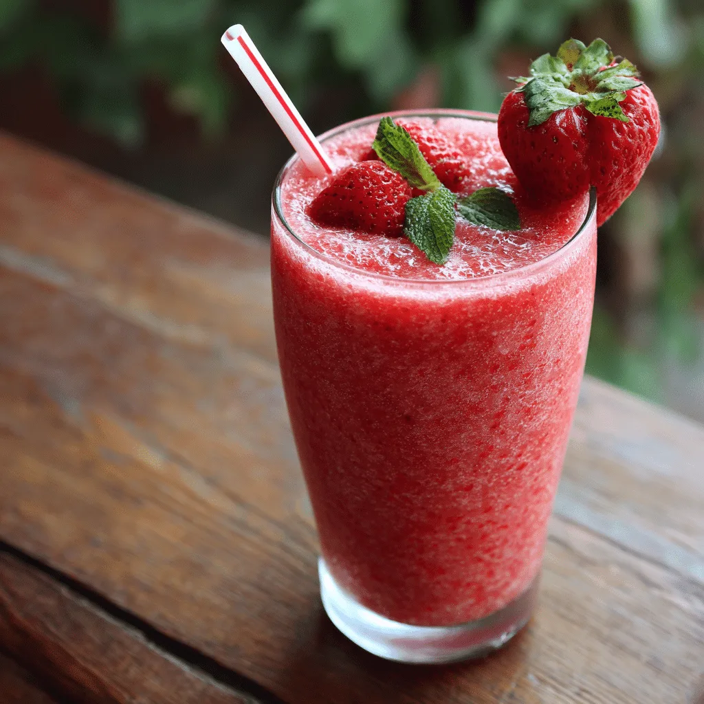 Strawberry Smoothie Recipe