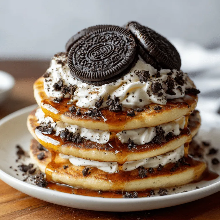Oreo Pancakes Recipe