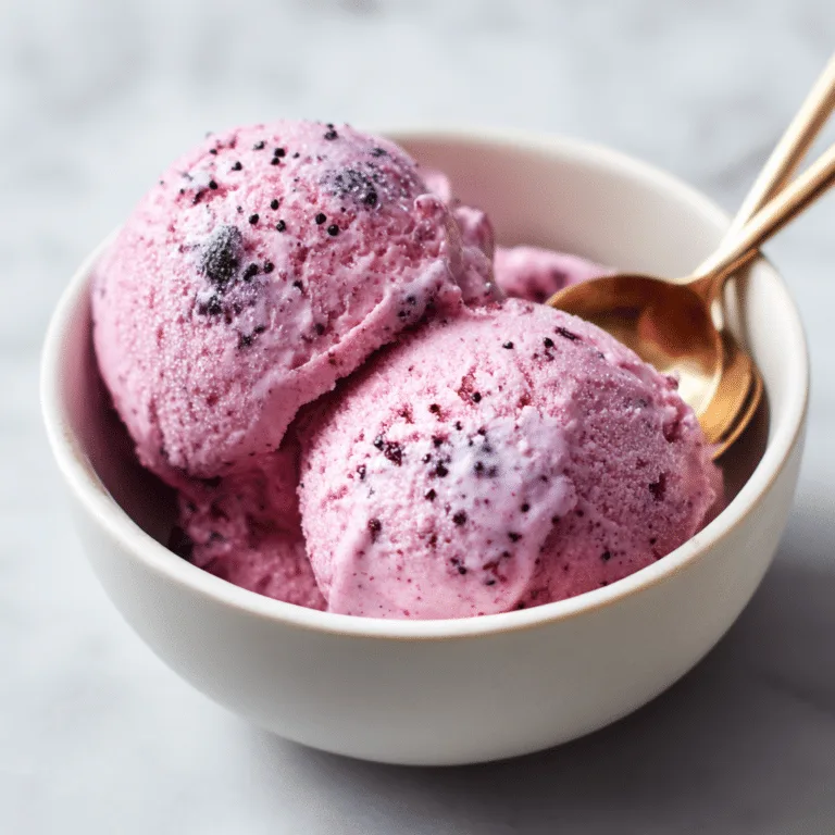 Yogurt Berry Ice Cream Recipe