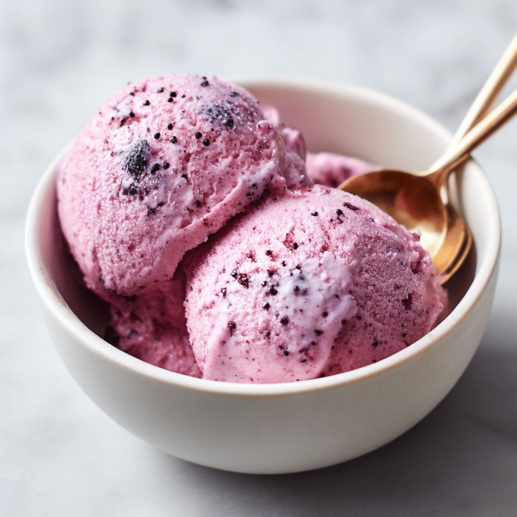 Yogurt Berry Ice Cream Recipe