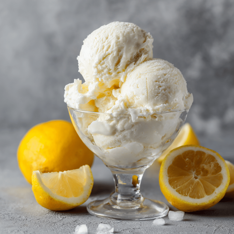 Lemon Ice Cream Recipe