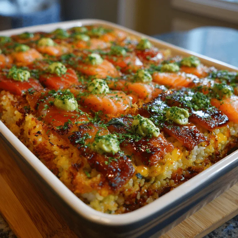 Sushi Bake Recipe