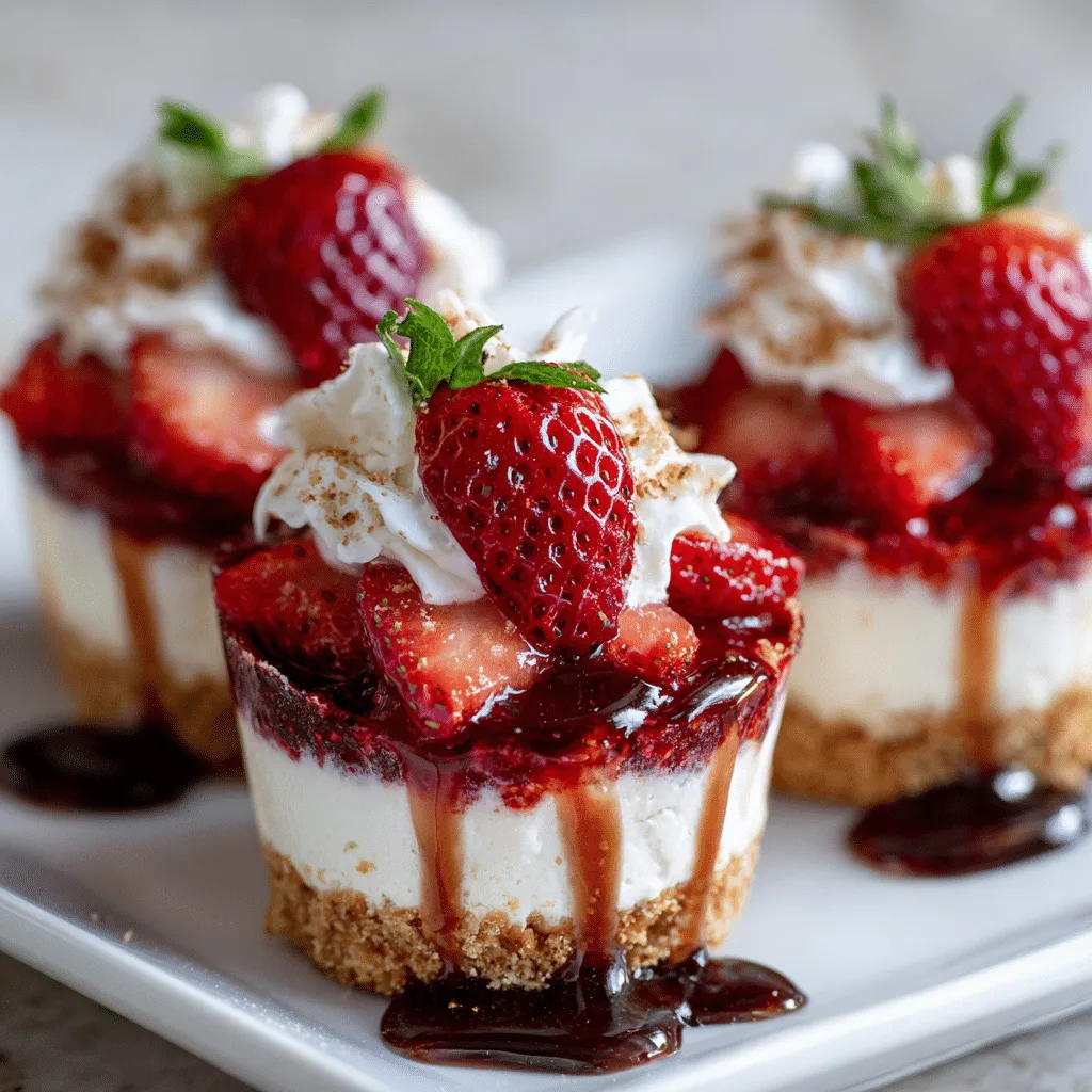Strawberry Dessert Cups Recipe - Recipe Image