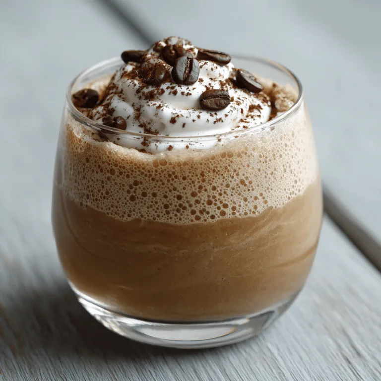 Iced Coffee Chocolate Mousse Recipe