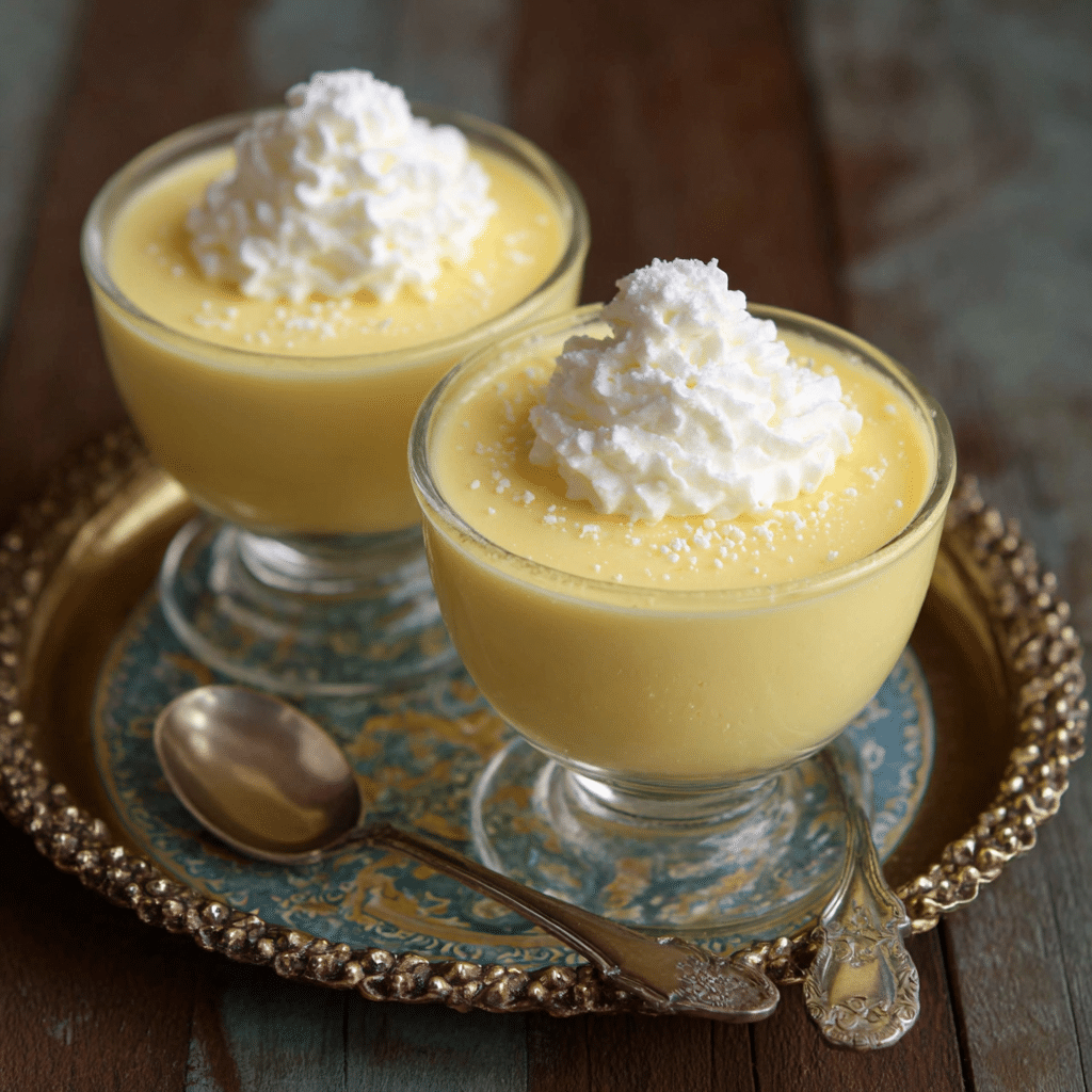 Vanilla Cold Custard Cups Recipe - Recipe Image