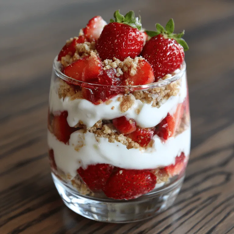 Strawberry Yogurt Parfait Recipe