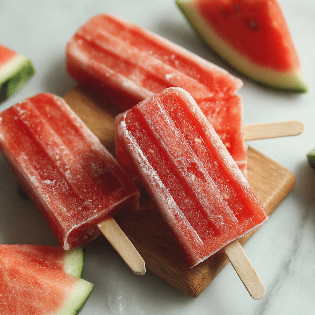 Watermelon Popsicles Recipe