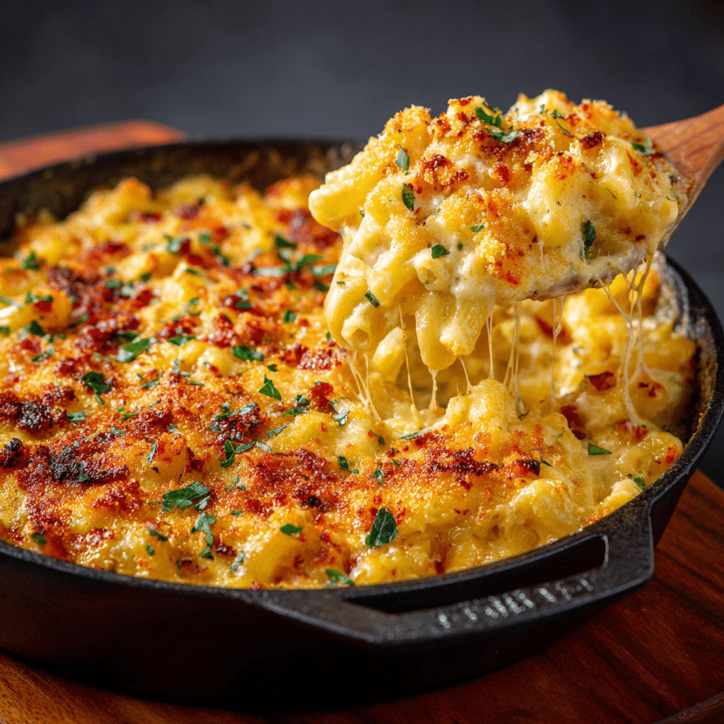 Baked Mac and Cheese Deluxe Recipe - Recipe Image