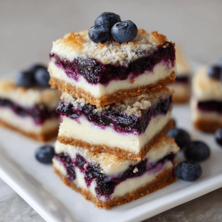 Blueberry Cheesecake Bars Recipe