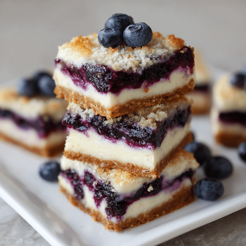 Blueberry Cheesecake Bars Recipe