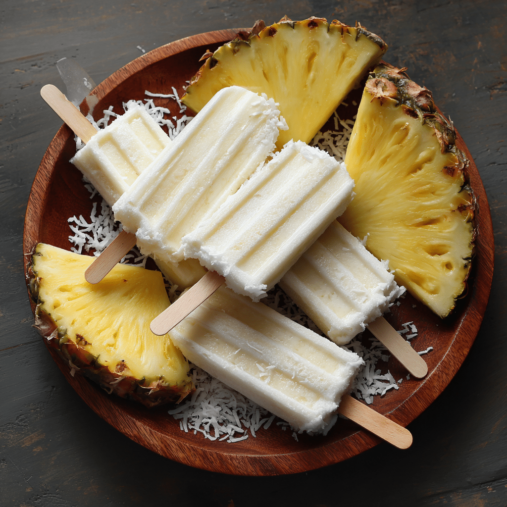 Pineapple Coconut Popsicles Recipe