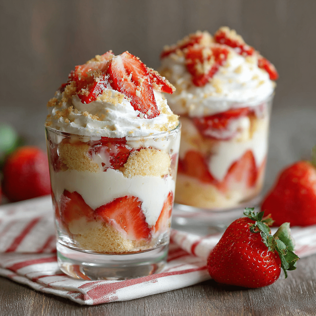 Strawberry Shortcake Parfaits Recipe