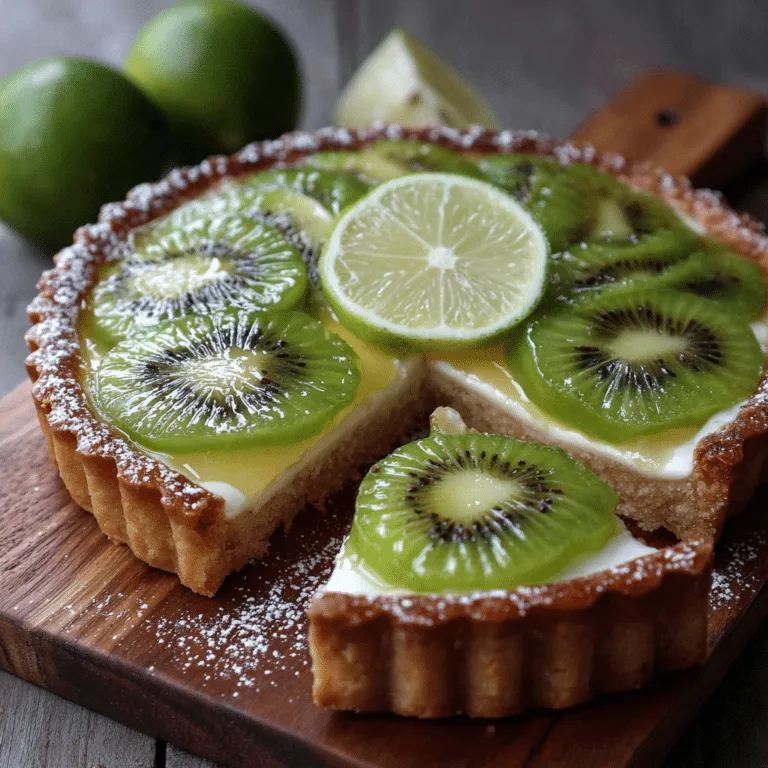 Kiwi Lime Tart Recipe