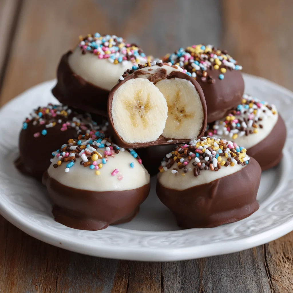 Frozen Banana Chocolate Bites Recipe