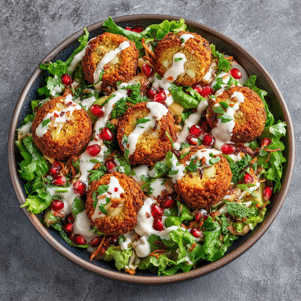 Hot Potato Falafel Salad Recipe