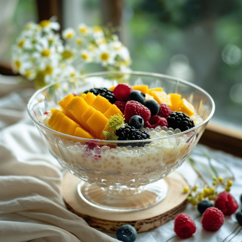 Creamy Coconut Rice Porridge Recipe - Recipe Image