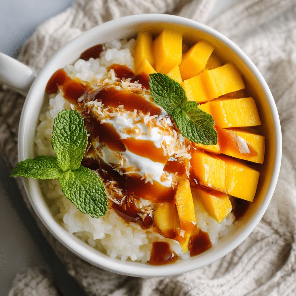 Mango Sticky Rice Breakfast Bowl Recipe - Recipe Image