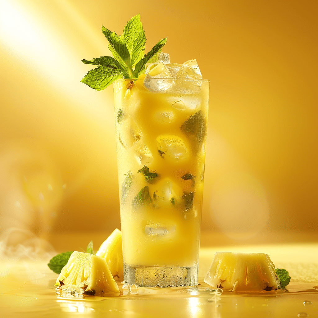 Pineapple Mint Cooler Recipe - Recipe Image