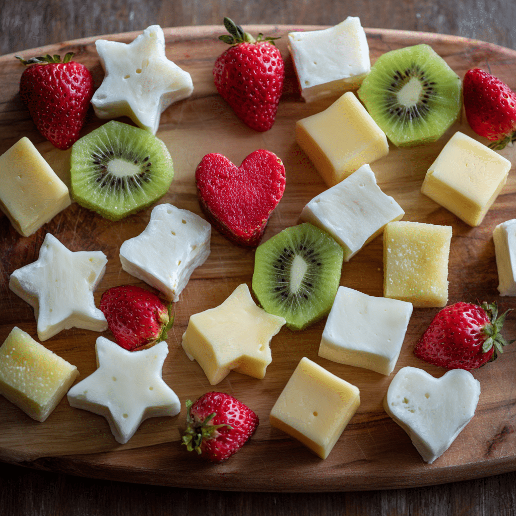 Fruit and Cheese Fun Shapes Recipe - Recipe Image