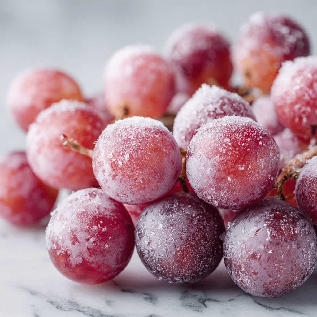 Frozen Yogurt Covered Grapes Recipe - Recipe Image