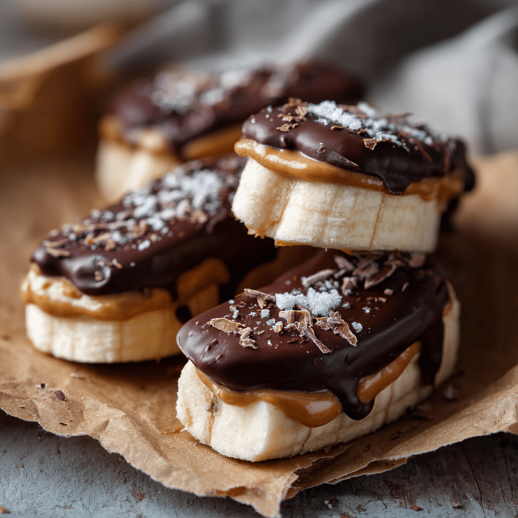 Frozen Banana Peanut Butter Sandwich Bites Recipe - Recipe Image