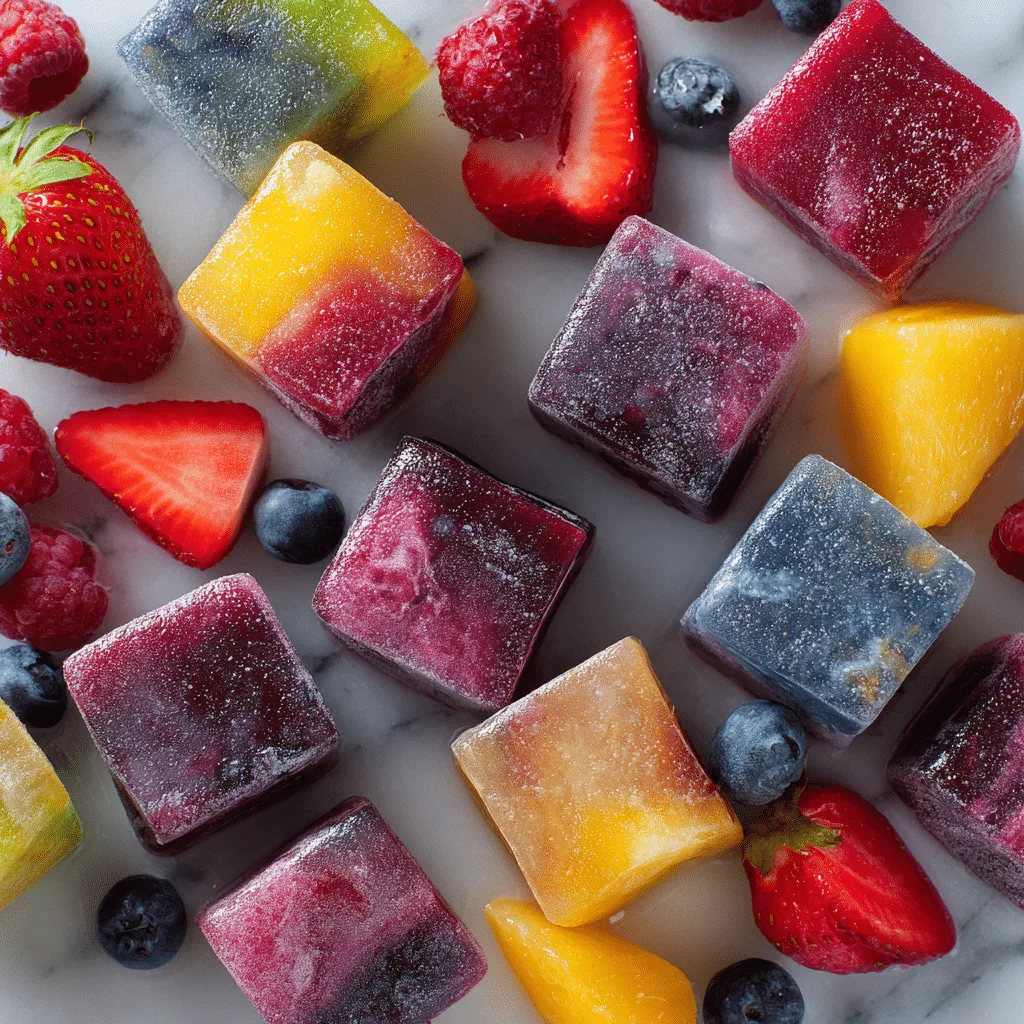 Ice Cube Tray Smoothie Bites Recipe - Recipe Image