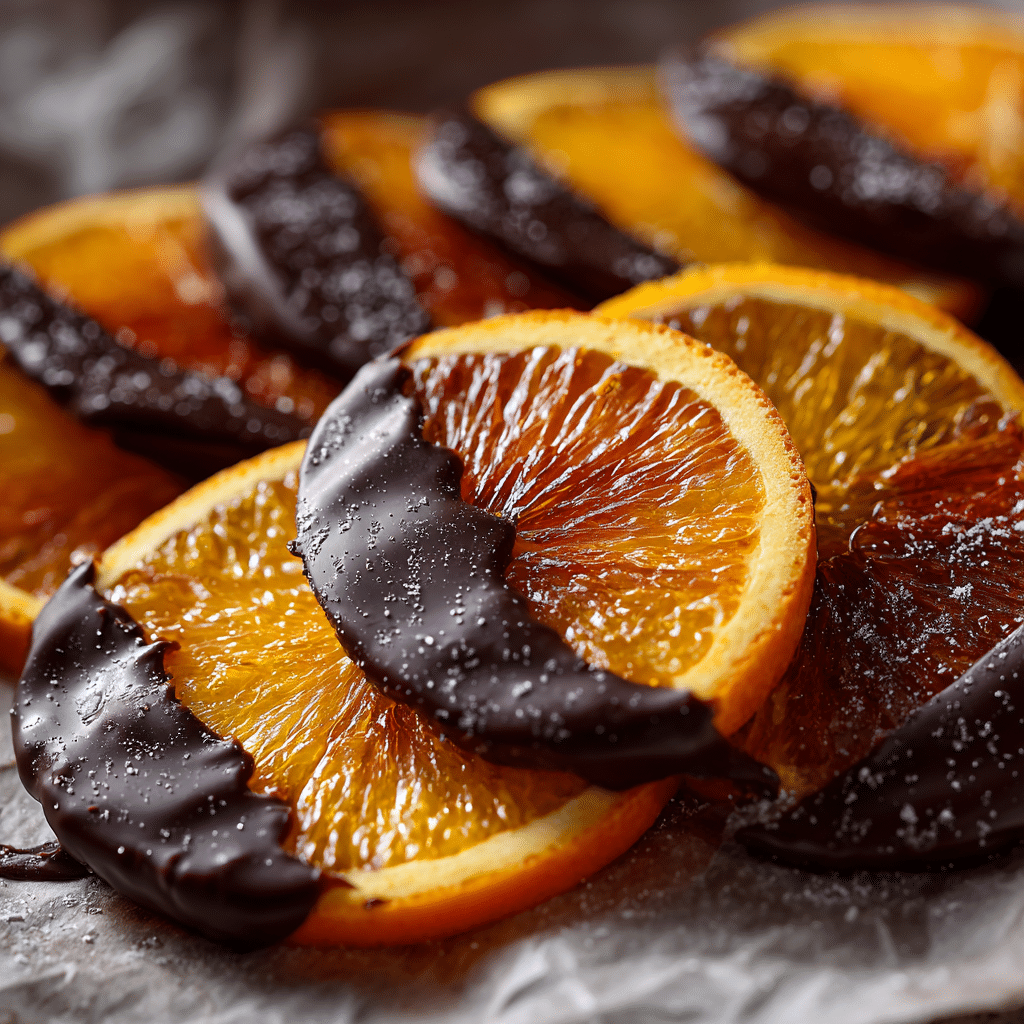 Frozen Chocolate Covered Orange Slices Recipe - Recipe Image