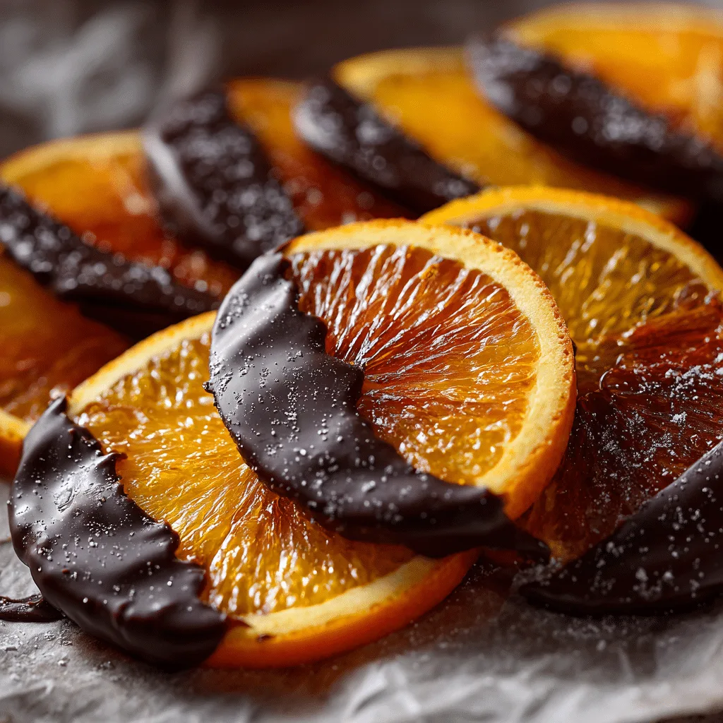 Frozen Chocolate Covered Orange Slices Recipe - Recipe Image