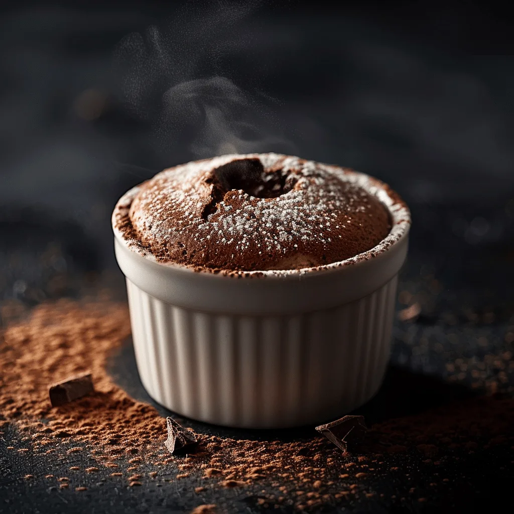 Chocolate Soufflé with Molten Center Recipe - Recipe Image