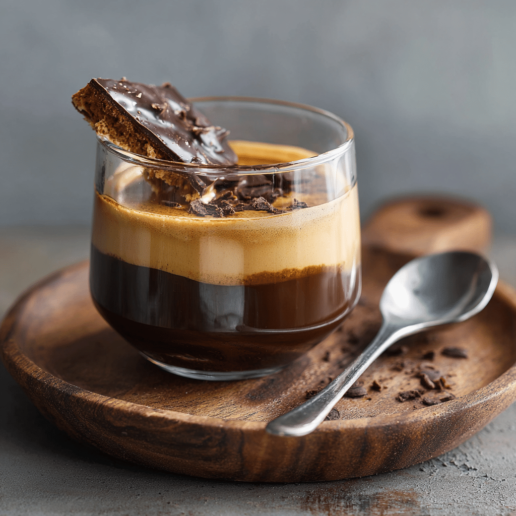 Espresso Cream with Chocolate Shard Recipe - Recipe Image