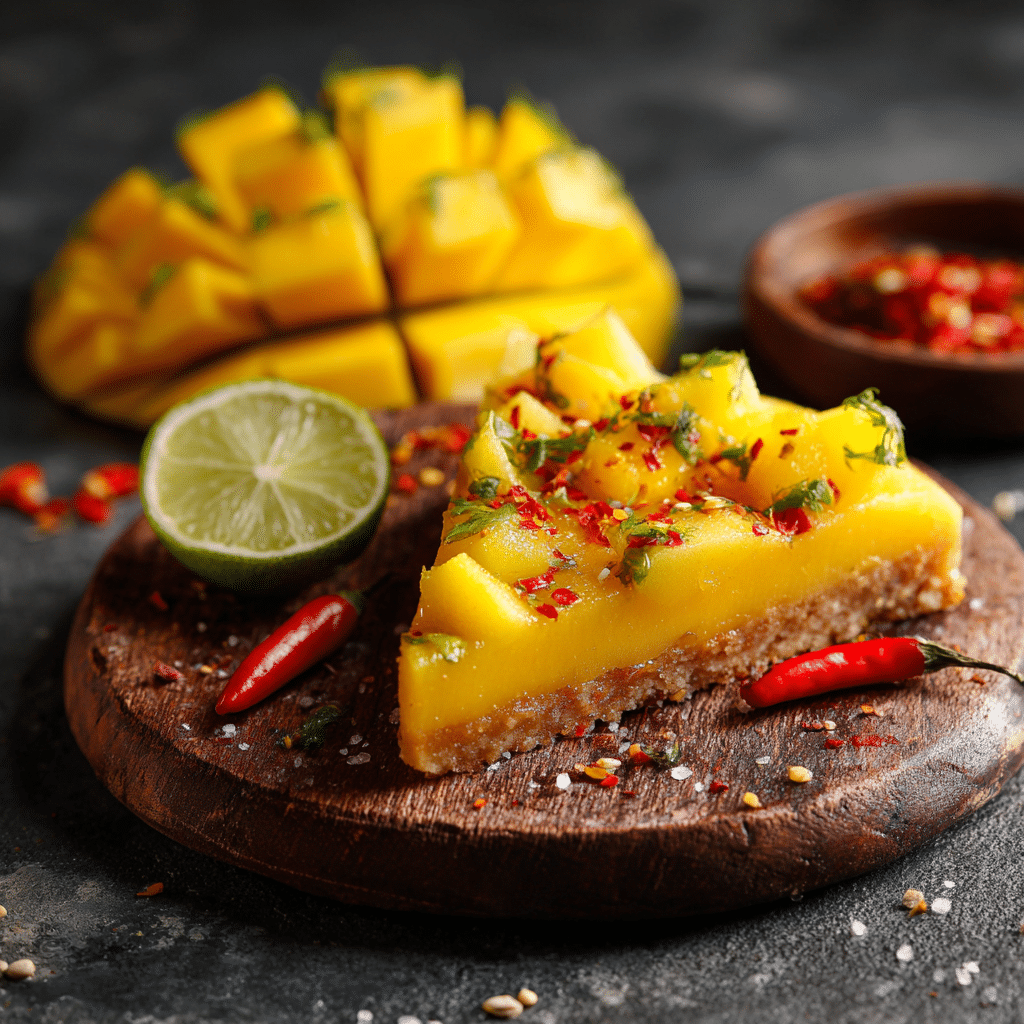 Mango Slice with Chili and Lime Recipe - Recipe Image