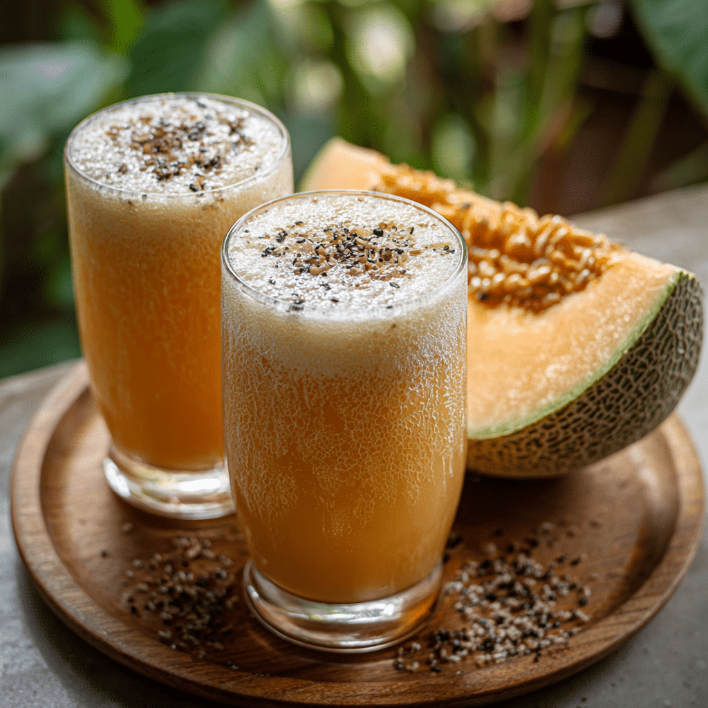 Salted Melon & Black Pepper Juice Recipe - Recipe Image