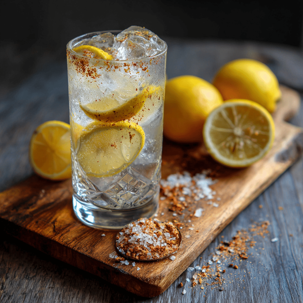 Smoked Lemon & Sea Salt Tonic Recipe - Recipe Image