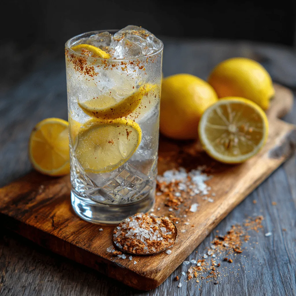 Smoked Lemon & Sea Salt Tonic Recipe - Recipe Image