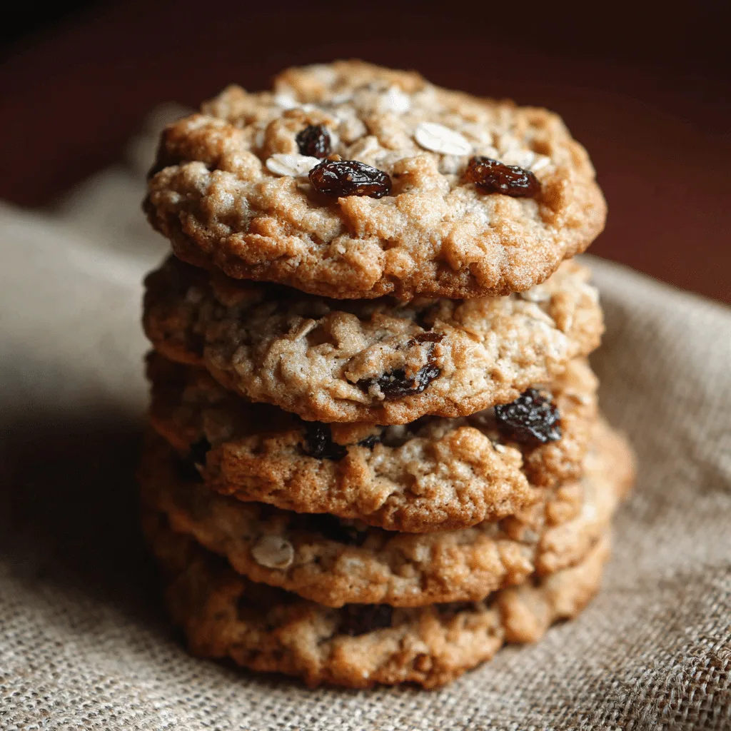 Oatmeal Raisin Cookies Recipe - Recipe Image