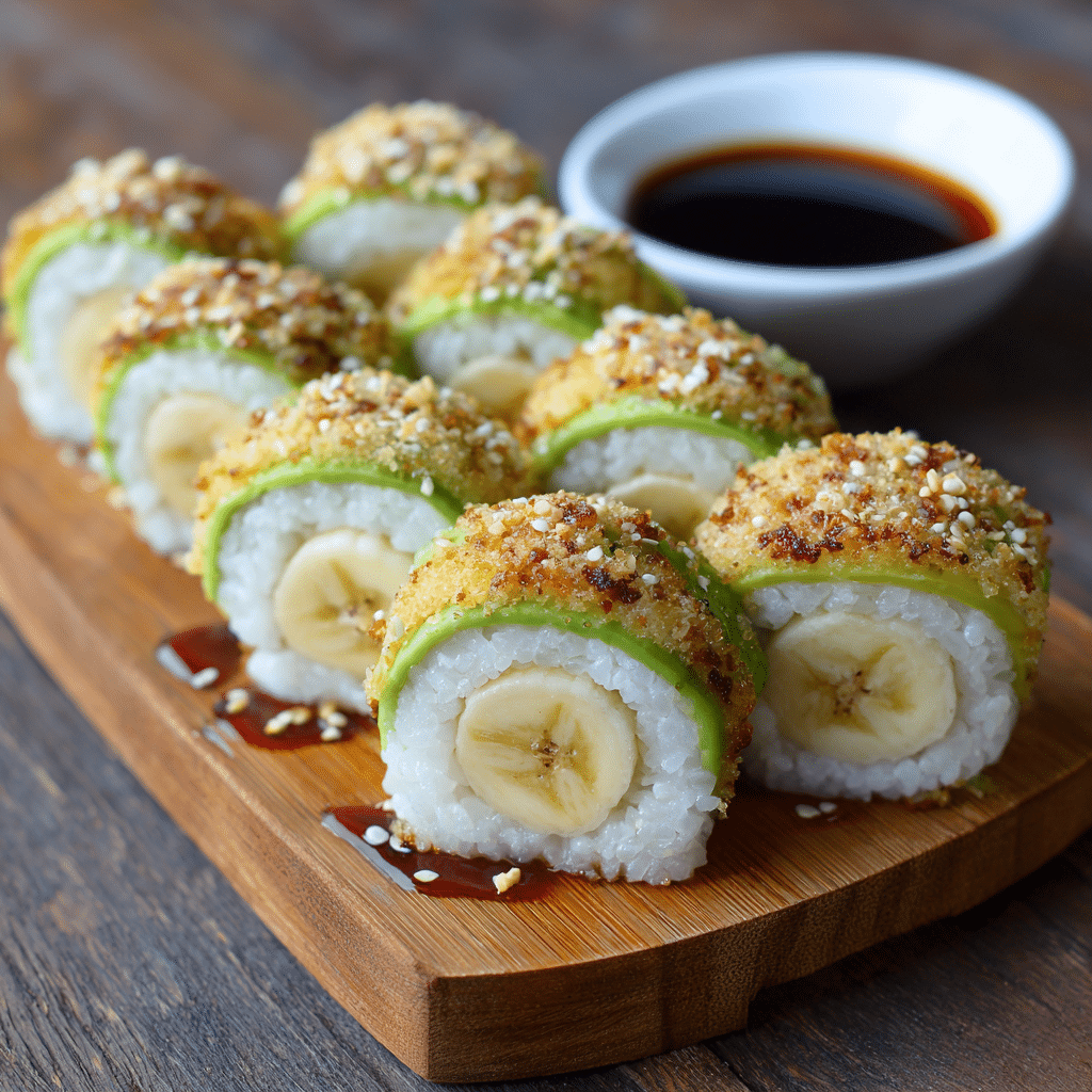 Banana Sushi Rolls Recipe - Recipe Image