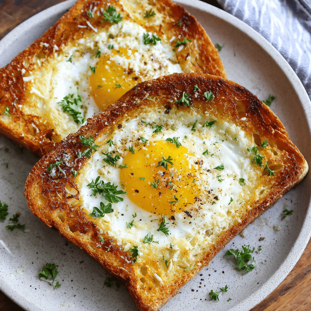 Egg in a Hole Toast Recipe - Recipe Image