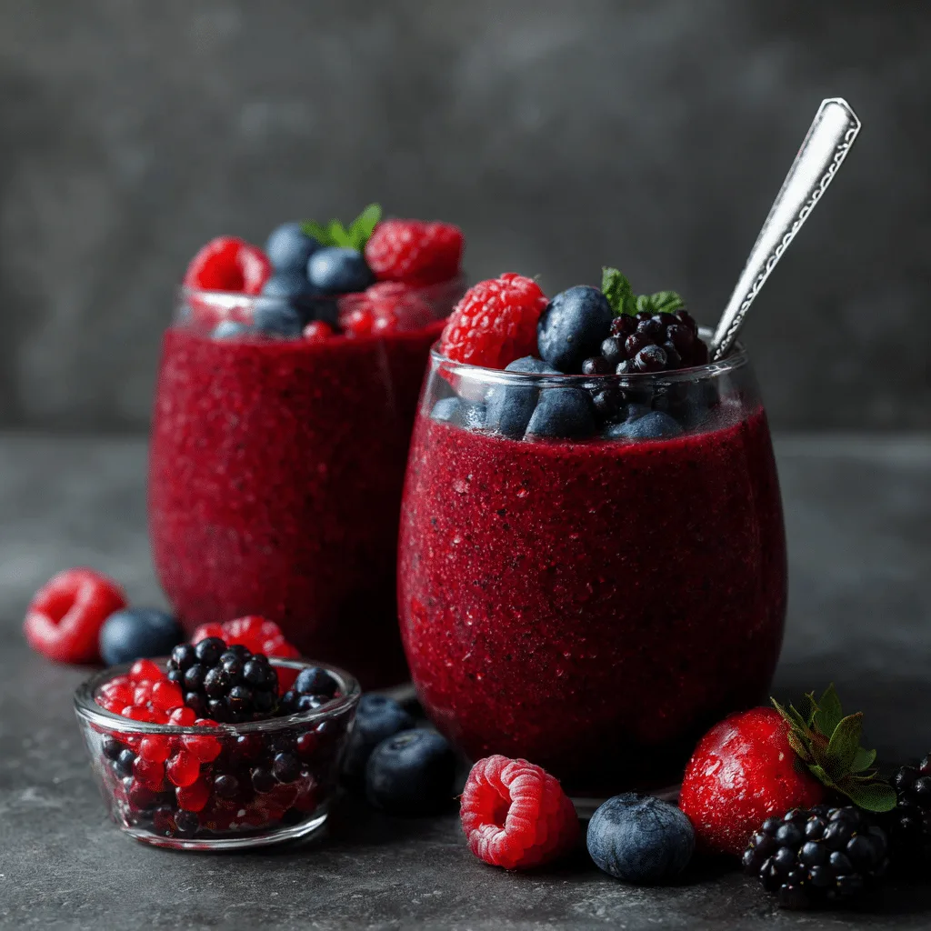 Berry Smoothie Recipe - Recipe Image