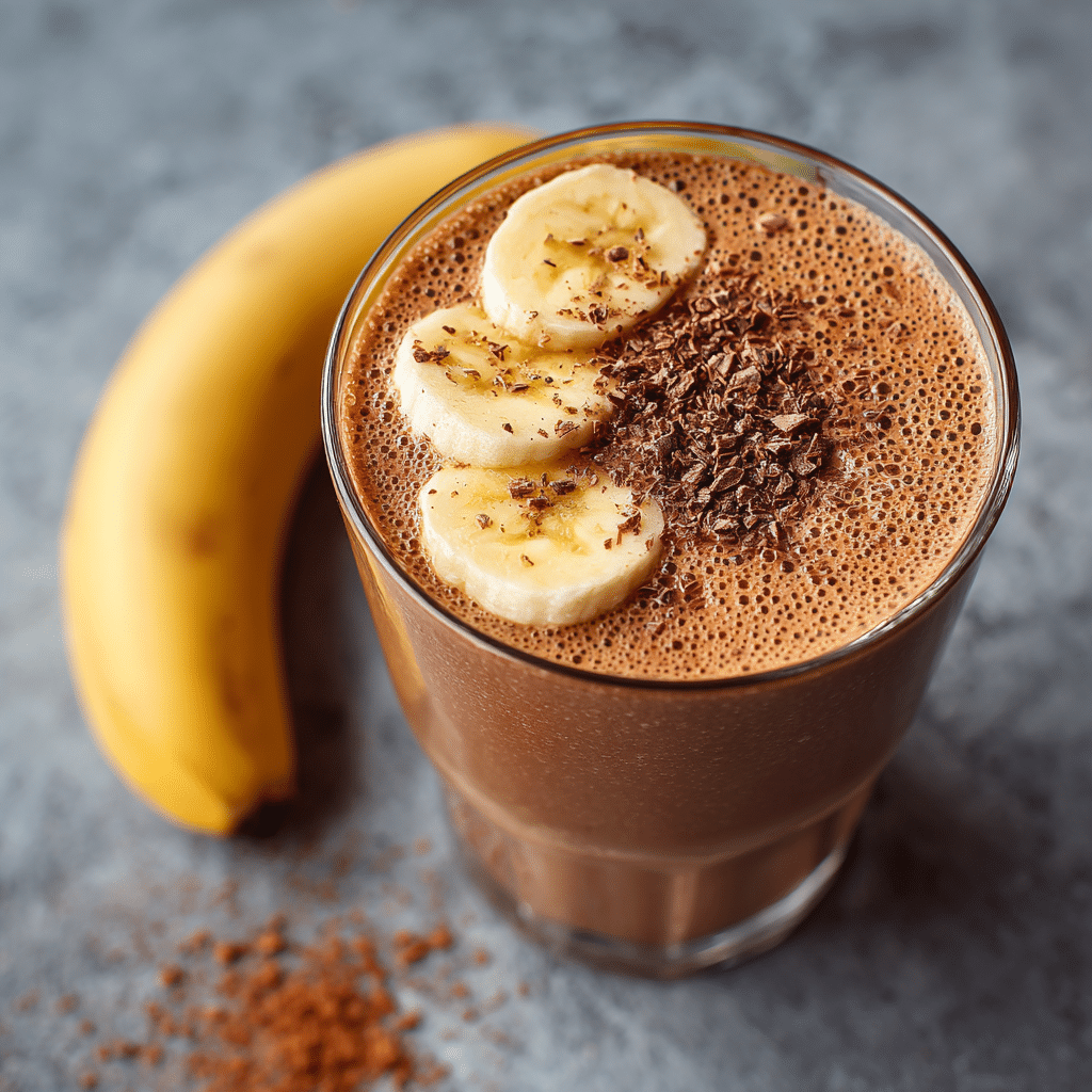 Chocolate Banana Smoothie Recipe - Recipe Image