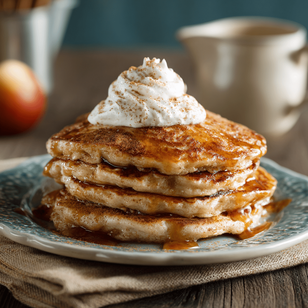 Apple Cinnamon Pancakes Recipe - Recipe Image