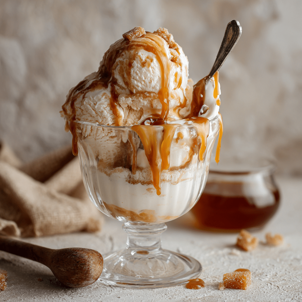 Caramel Ice Cream Recipe - Recipe Image