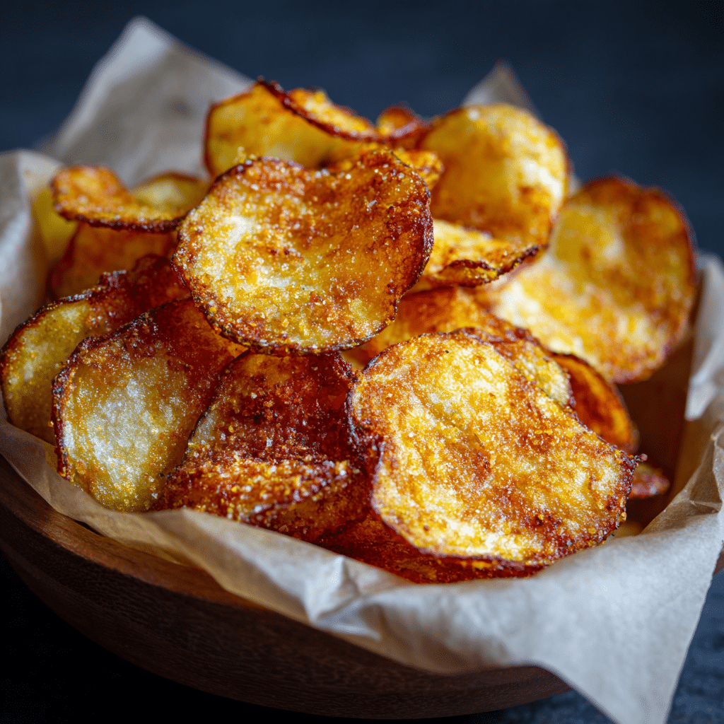 Crispy Potato Chips Hack Recipe - Recipe Image