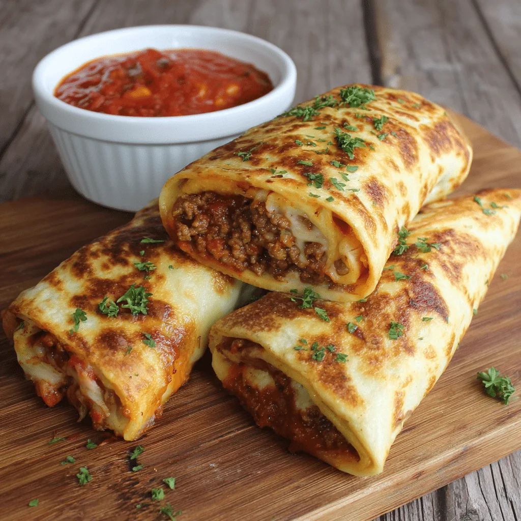 Lazy Lasagna Wrap Recipe - Recipe Image